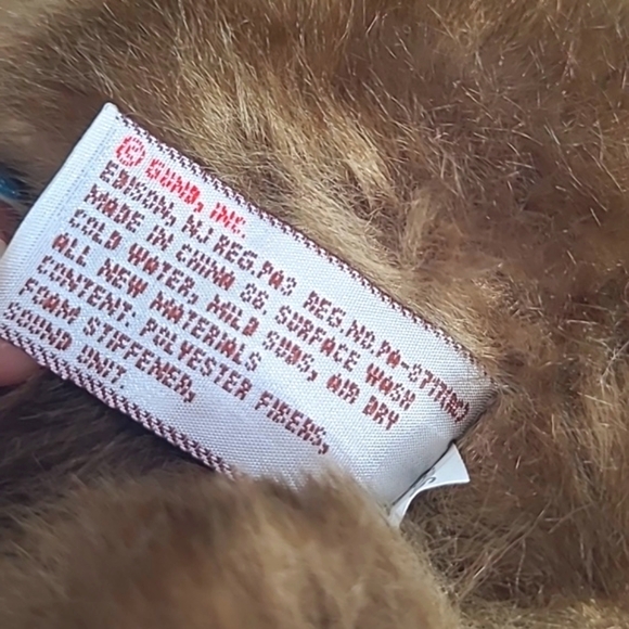 GUND 19" Classic Brown Teddy Bear Red Ribbon & Star Plush Stuffed Animal Toy - Picture 13 of 13